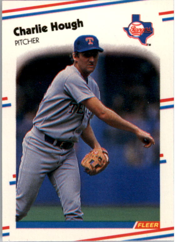 1988 Fleer Mini Baseball Cards 055      Charlie Hough